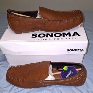 Sonoma Ortholite Eco Willard Cognac men's 7.5 with cushioned footbed/Slip-on